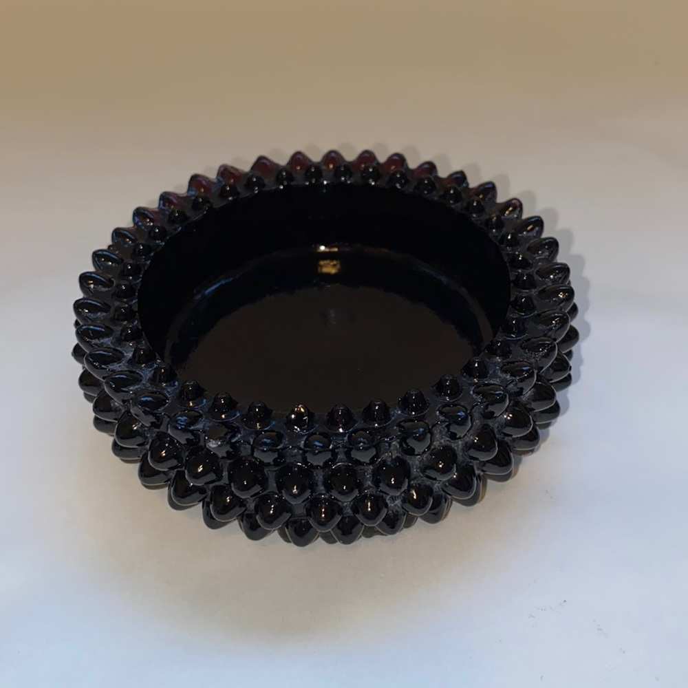 Hobnail Amethyst Trinket Dish